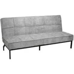 Rousseau Slaapbank Konya - Met Koudschuimmatras - 188 X 85 X 91 Cm - Grijs