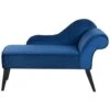 BIARRITZ - Chaise Longue - Blauw - Rechterzijde - Fluweel 2 BIARRITZ - Chaise Longue - Blauw - Rechterzijde - Fluweel -Meubelwinkel 1000142941