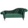 LATTES - Chaise Longue - Groen - Rechterzijde - Fluweel 1 LATTES - Chaise Longue - Groen - Rechterzijde - Fluweel -Meubelwinkel 1000142951