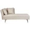 RIOM - Chaise Longue - Beige - Linkszijdig - Stof -Meubelwinkel 1000142969