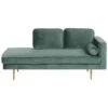 MIRAMAS - Chaise Longue - Groen - Rechterzijde - Fluweel 2 MIRAMAS - Chaise Longue - Groen - Rechterzijde - Fluweel -Meubelwinkel 1000143043
