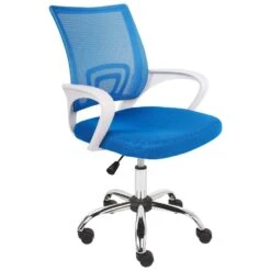 SOLID - Bureaustoel - Blauw - Polyester