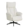 Relaxfauteuil Off-White Stof - 76x80x95cm - Draaibaar - Jonas 2 Relaxfauteuil Off-White Stof - 76x80x95cm - Draaibaar - Jonas -Meubelwinkel 1000149326