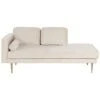 MIRAMAS - Chaise Longue - Beige - Linkerzijde - Fluweel 1 MIRAMAS - Chaise Longue - Beige - Linkerzijde - Fluweel -Meubelwinkel 1000154415