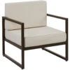 Tectake - Tuin-loungefauteuil Comosa, XXL-kussens, Bruin / Beige -Meubelwinkel 1000156589