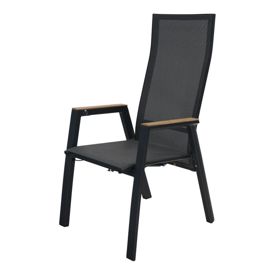 Les - Standenstoel Amir Teak Nuance - Antraciet 3 Les - Standenstoel Amir Teak Nuance - Antraciet