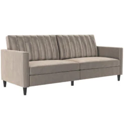 Celine - 3-zits Slaapbank In Taupe Fluweel