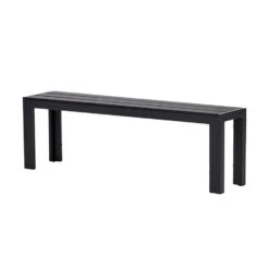 Lisomme Dylan Tuinbank Zwart - 132 X 30 Cm