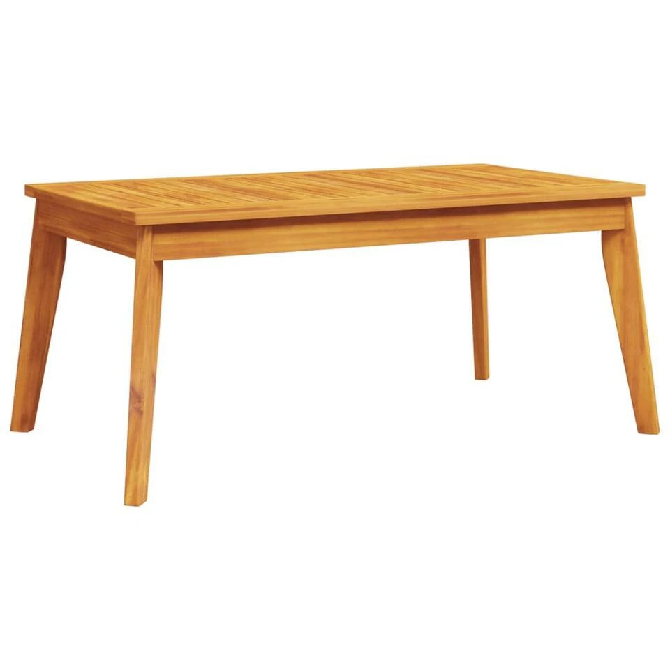VidaXL - Tuintafel - Bruin - Acaciahout - 100 X 55 X 45 Cm 3 VidaXL - Tuintafel - Bruin - Acaciahout - 100 X 55 X 45 Cm