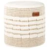 ABTIN - Poef - Wit/Beige - Jute 2 ABTIN - Poef - Wit/Beige - Jute -Meubelwinkel 1000174443