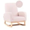 NORBY - Schommelstoel Voor Kinderen - Pastelroze - Bouclé 1 NORBY - Schommelstoel Voor Kinderen - Pastelroze - Bouclé -Meubelwinkel 1000175715