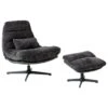 TOVIK - Fauteuil - Zwart - Stof -Meubelwinkel 1000176381