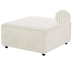 ARDAL - Ottomaan - Off-white - Corduroy