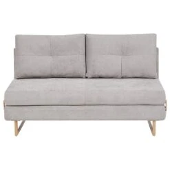 JERSLEV - 3-zits Slaapbank - Grijs - Stof