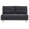 JERSLEV - 3-zits Slaapbank - Zwart - Stof -Meubelwinkel 1000179716
