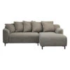 Bank Elsa Met Chaise Longue Rechts - Stof Eden - Taupe
