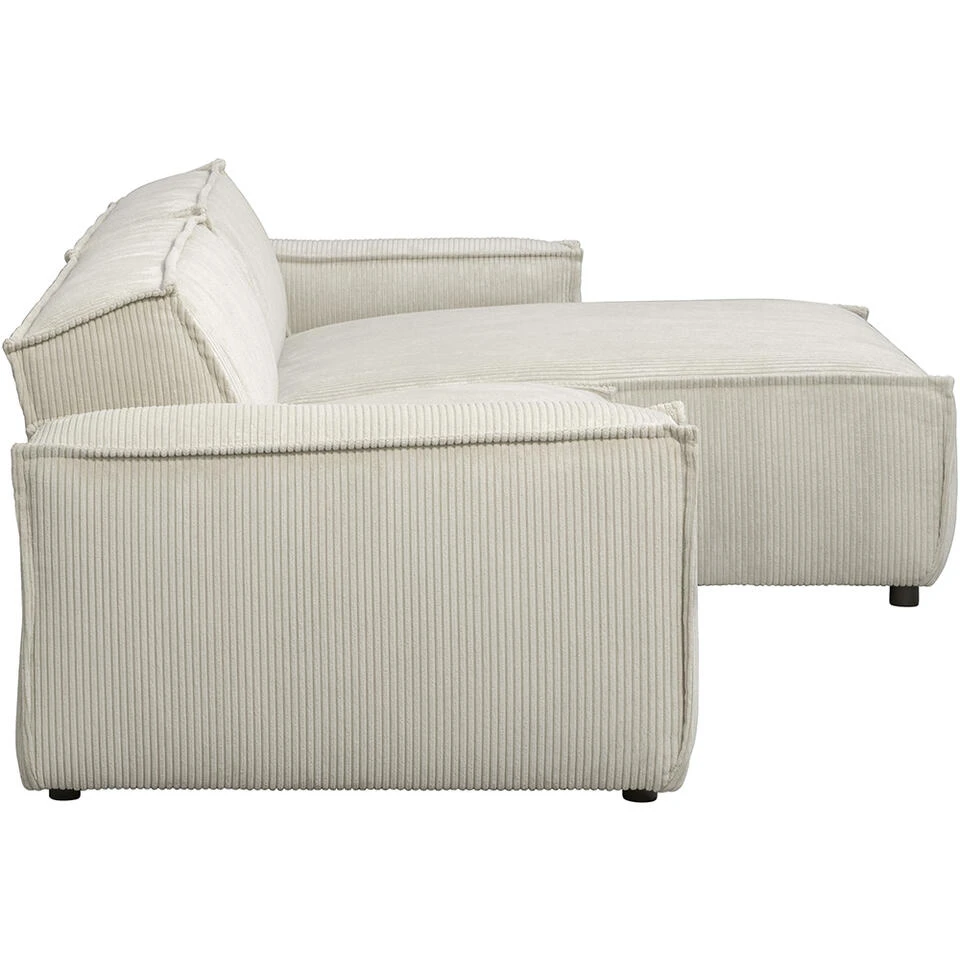 Bank Brooklyn Met Chaise Longue Rechts - Soop - Crème 7 Bank Brooklyn Met Chaise Longue Rechts - Soop - Crème - Afbeelding 5