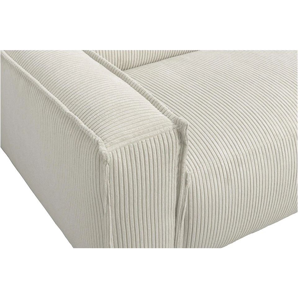 Bank Brooklyn Met Chaise Longue Rechts - Soop - Crème 11 Bank Brooklyn Met Chaise Longue Rechts - Soop - Crème - Afbeelding 9