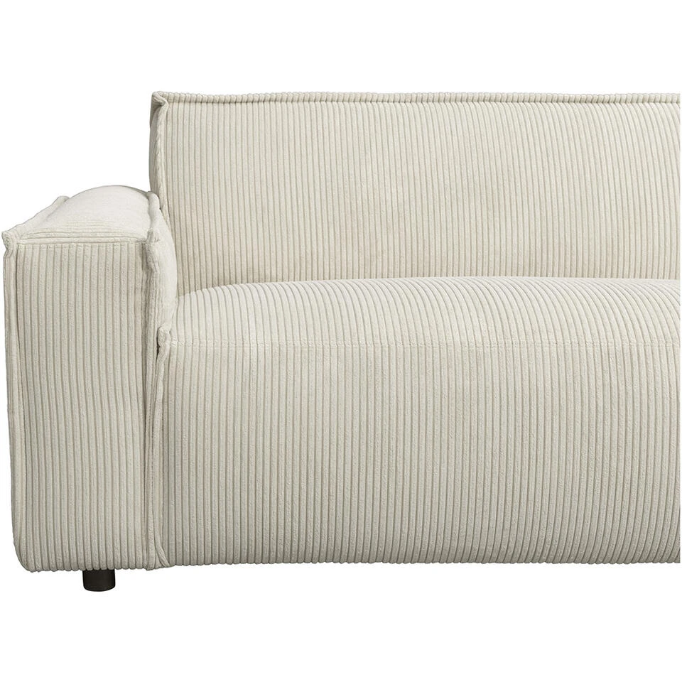 Bank Brooklyn Met Chaise Longue Rechts - Soop - Crème 12 Bank Brooklyn Met Chaise Longue Rechts - Soop - Crème - Afbeelding 10