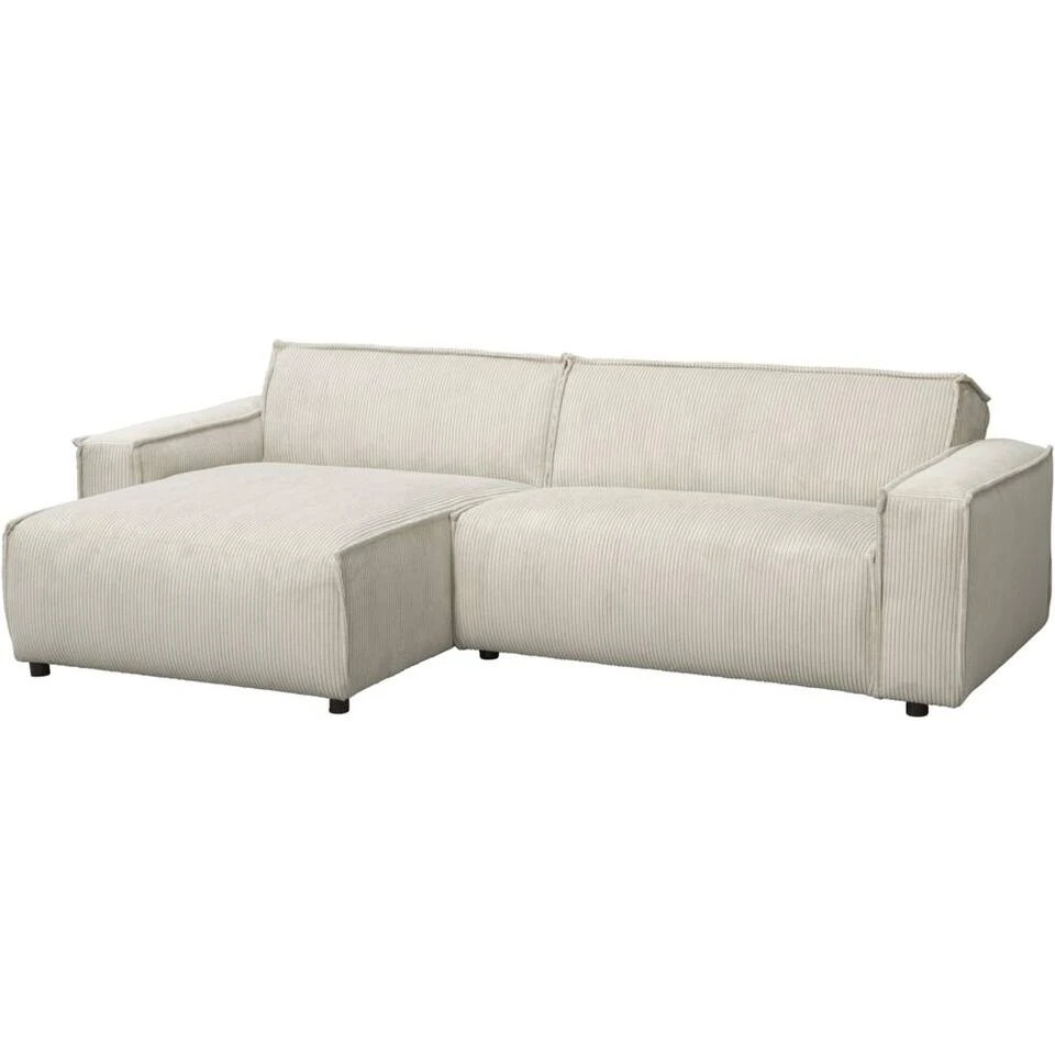 Bank Brooklyn Met Chaise Longue Links - Soop - Crème 4 Bank Brooklyn Met Chaise Longue Links - Soop - Crème - Afbeelding 2