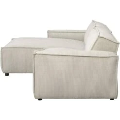 Bank Brooklyn Met Chaise Longue Links - Soop - Crème 15 Bank Brooklyn Met Chaise Longue Links - Soop - Crème -Meubelwinkel 10101451 8000