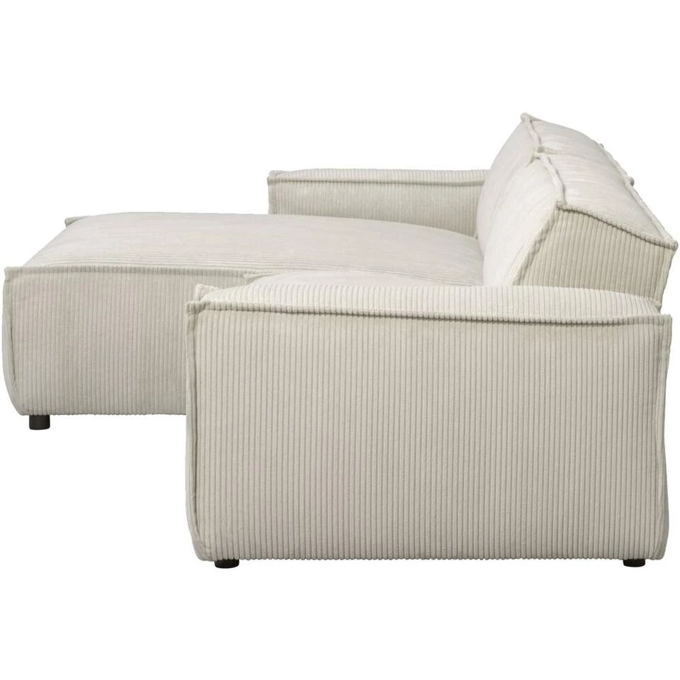 Bank Brooklyn Met Chaise Longue Links - Soop - Crème 6 Bank Brooklyn Met Chaise Longue Links - Soop - Crème - Afbeelding 4