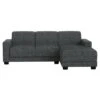 Bank Aberdeen Met Chaise Longue Rechts - Kansas - Grijs