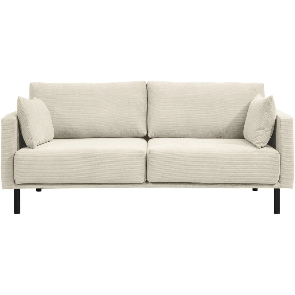 Bank Siem 2,5-zits - Ribstof Fjord - Beige 3 Bank Siem 2,5-zits - Ribstof Fjord - Beige