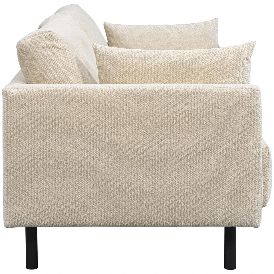 Bank Siem 3-zits - Stof Egon - Beige 6 Bank Siem 3-zits - Stof Egon - Beige - Afbeelding 4