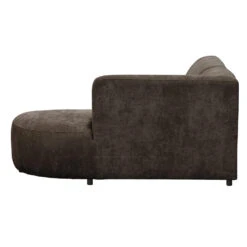 Hoekbank Luna Rechts - Stof Rebel - Bruin -Meubelwinkel 10108120 0901