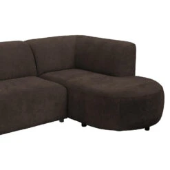 Hoekbank Luna Rechts - Stof Rebel - Bruin -Meubelwinkel 10108120 9001