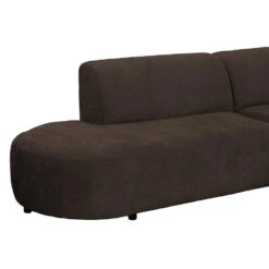Hoekbank Luna Rechts - Stof Rebel - Bruin -Meubelwinkel 10108120 9002