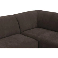 Hoekbank Luna Rechts - Stof Rebel - Bruin -Meubelwinkel 10108120 9003