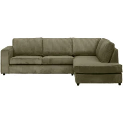 Hoekbank Stuttgart Rechts - Olijfgroen