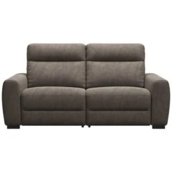 Bank James 3-zits - Stof Billy Joe - Grijs