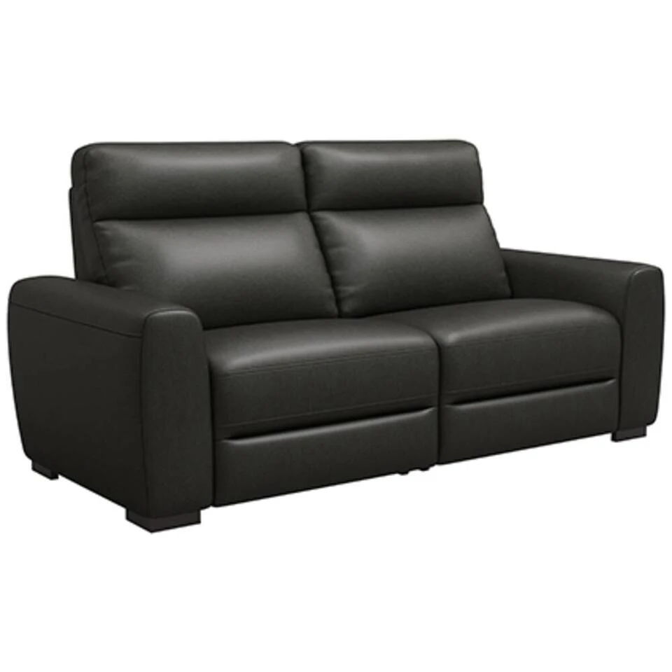 Bank James 3-zits - Stof Melbourne - Zwart 4 Bank James 3-zits - Stof Melbourne - Zwart - Afbeelding 2