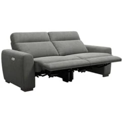 Bank James Verstelbaar 3-zits - Stof Gaucho - Donkergrijs -Meubelwinkel 10111652 0302