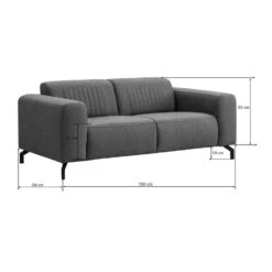 Bank Otis 2-zits - Donkergrijs 8 Bank Otis 2-zits - Donkergrijs -Meubelwinkel 10112079 9600