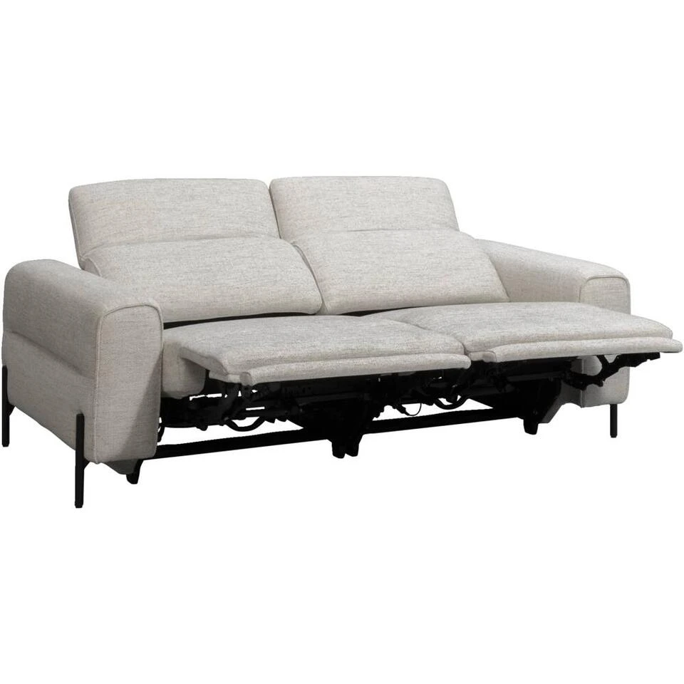 Bank Dave 3-zits - Elektrisch Verstelbaar - Lichtgrijs 10 Bank Dave 3-zits - Elektrisch Verstelbaar - Lichtgrijs - Afbeelding 8