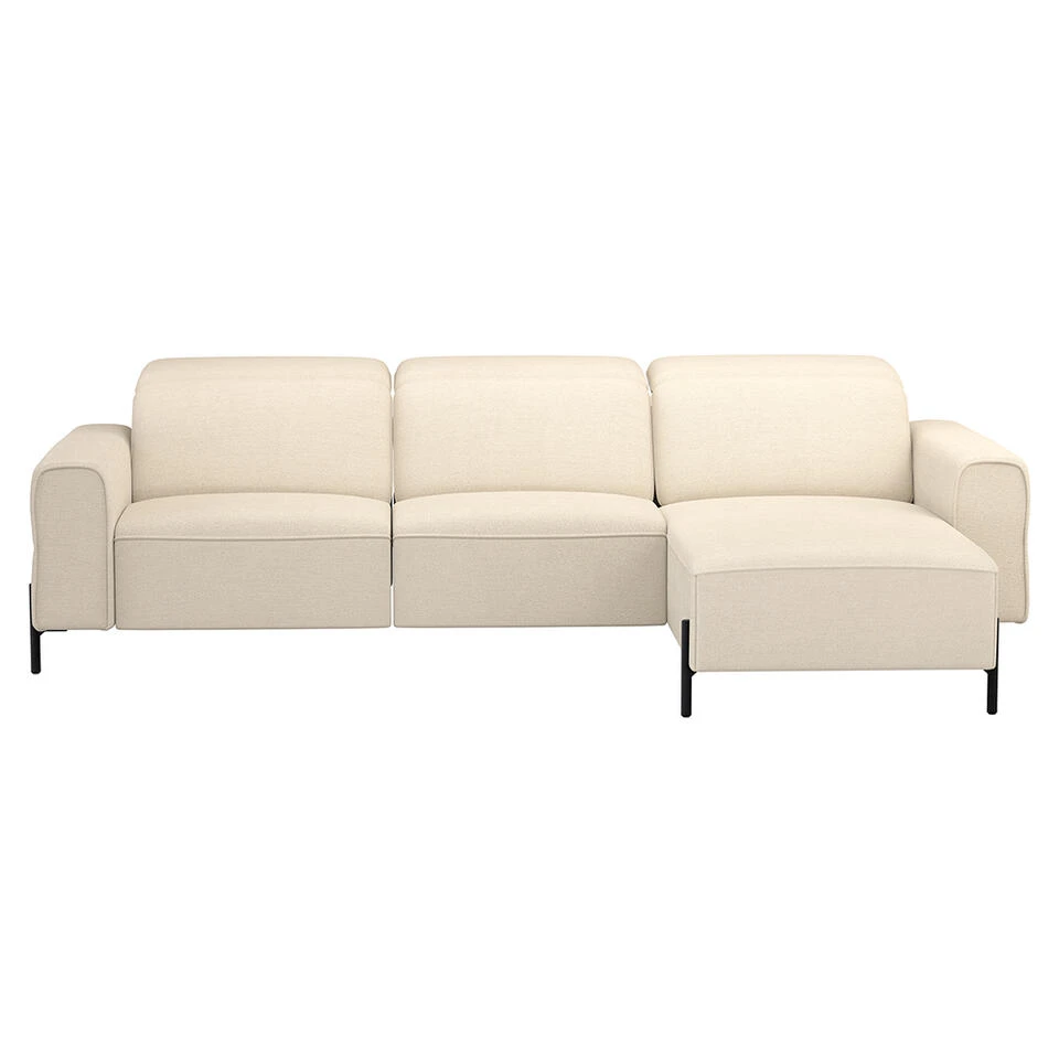 Hoekbank Dave Rechts - Elektrisch Verstelbaar - Crème 3 Hoekbank Dave Rechts - Elektrisch Verstelbaar - Crème