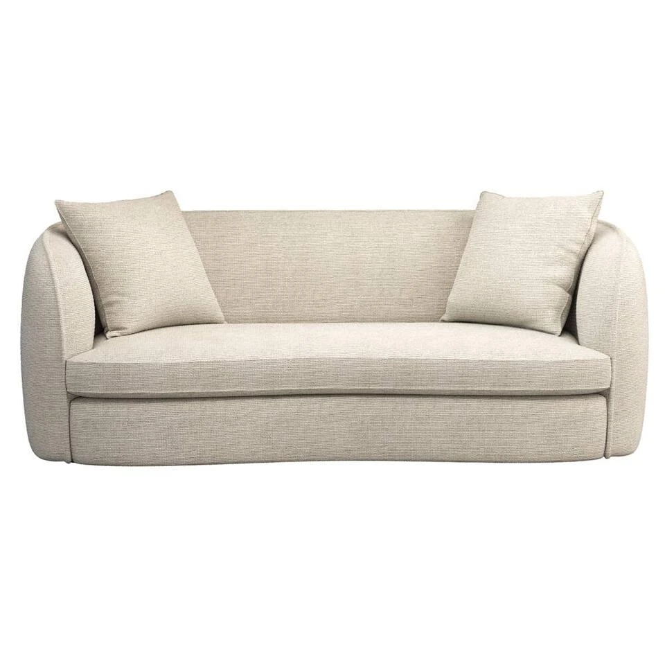 Bank Enzio 3,5-zits - Stof Wandy - Champagne 3 Bank Enzio 3,5-zits - Stof Wandy - Champagne