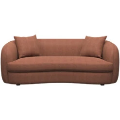 Bank Enzio 3,5-zits - Stof Pure - Terra