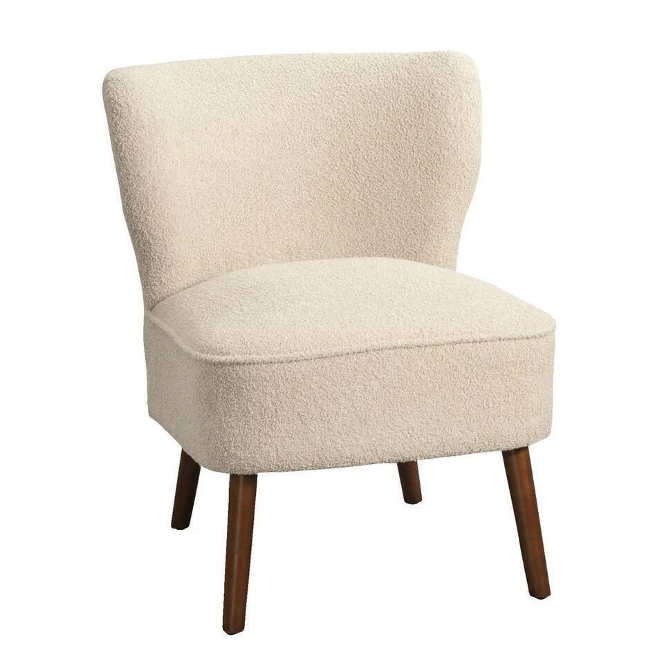 Fauteuil Lexi - Stof Teddy Crème 3 Fauteuil Lexi - Stof Teddy Crème