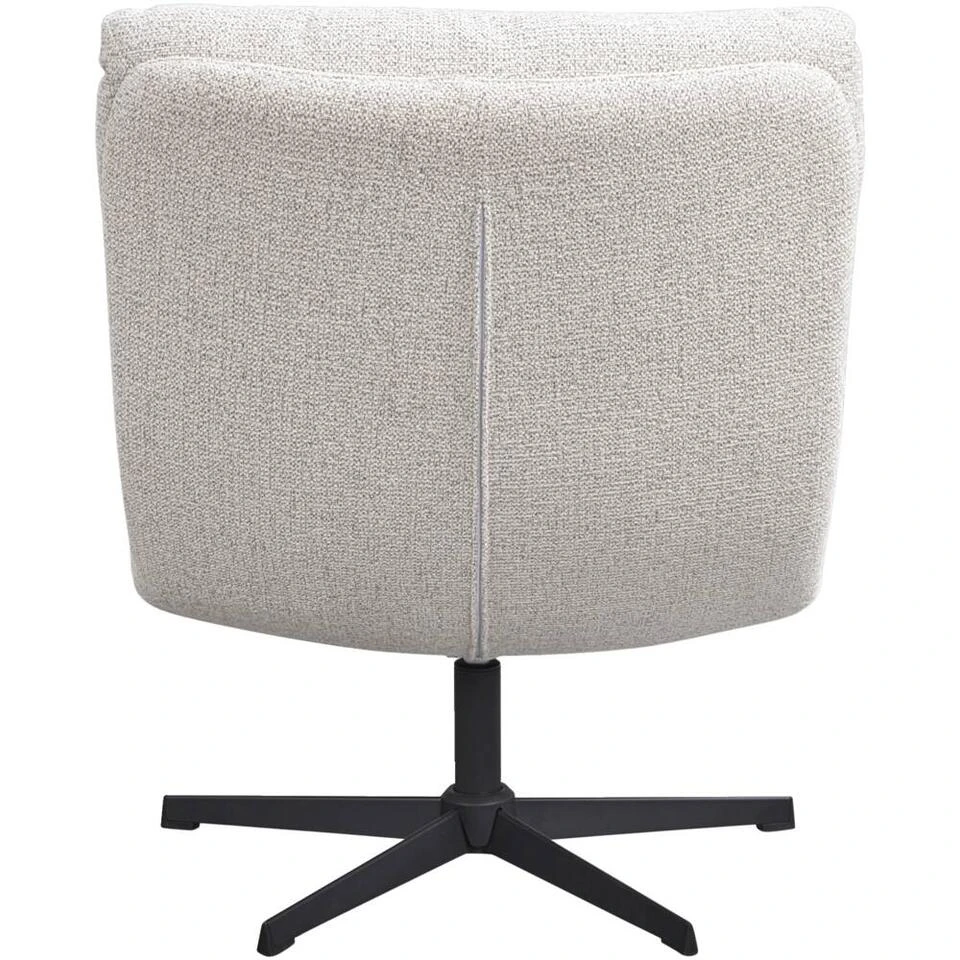 Fauteuil Bobbi Incl. Hocker - Greige 6 Fauteuil Bobbi Incl. Hocker - Greige - Afbeelding 4