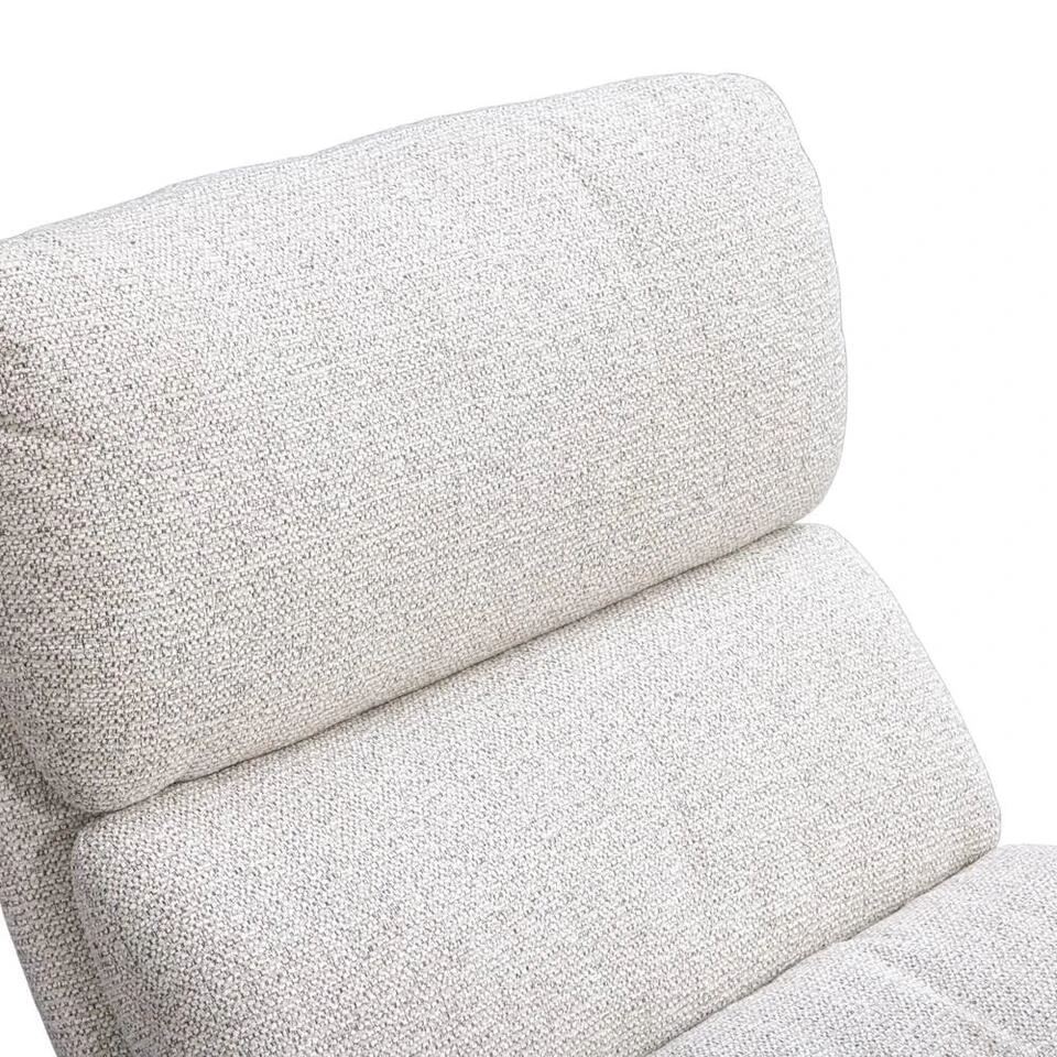 Fauteuil Bobbi Incl. Hocker - Greige 7 Fauteuil Bobbi Incl. Hocker - Greige - Afbeelding 5