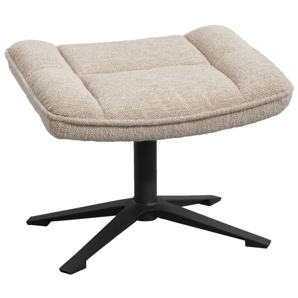 Hocker Emily - Zand 4 Hocker Emily - Zand - Afbeelding 2