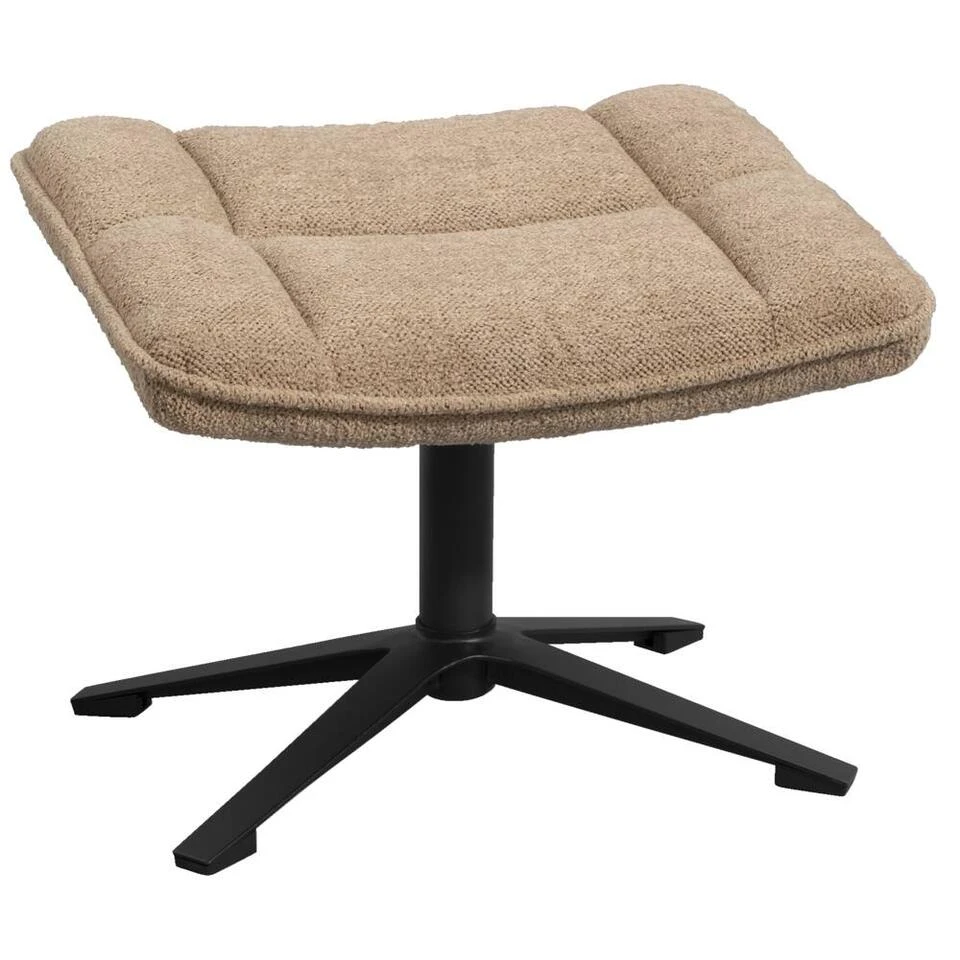 Hocker Emily - Caramel 4 Hocker Emily - Caramel - Afbeelding 2