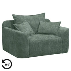 Loveseat Elsa - Stof Eden - Saliegroen