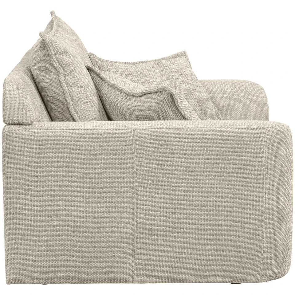 Loveseat Elsa - Stof Eden - Beige 5 Loveseat Elsa - Stof Eden - Beige - Afbeelding 3