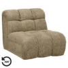 Draaifauteuil Beau - Stof Raven - Taupe -Meubelwinkel 10201312